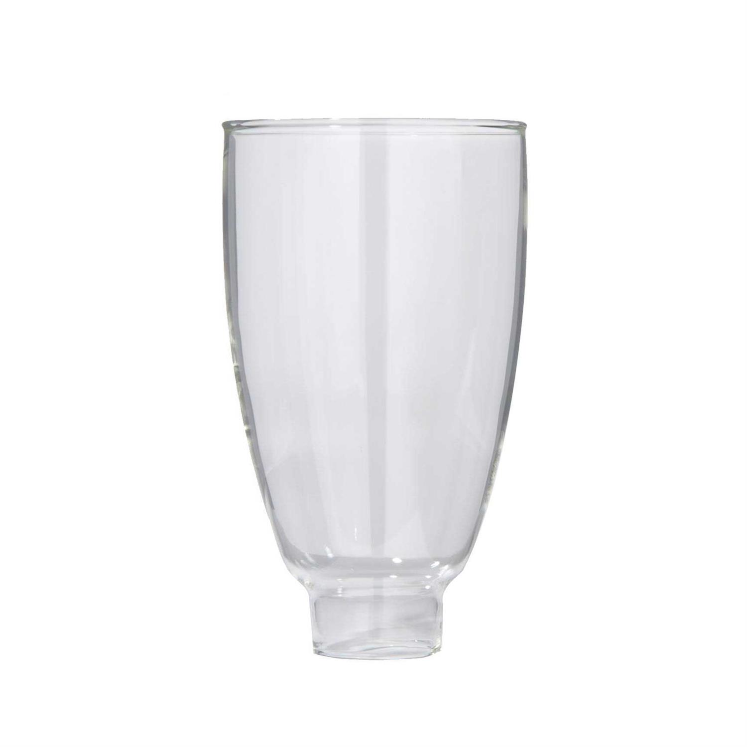 B&P Lamp 6 1/2 Inch Clear Glass Colonial Style Lamp Shade for Sconces and other Lighting Fixtures