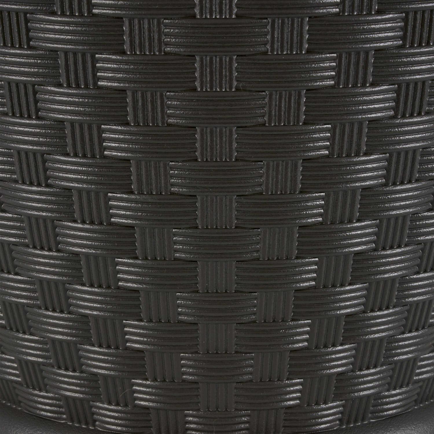 Suncast Resin Wicker Planter