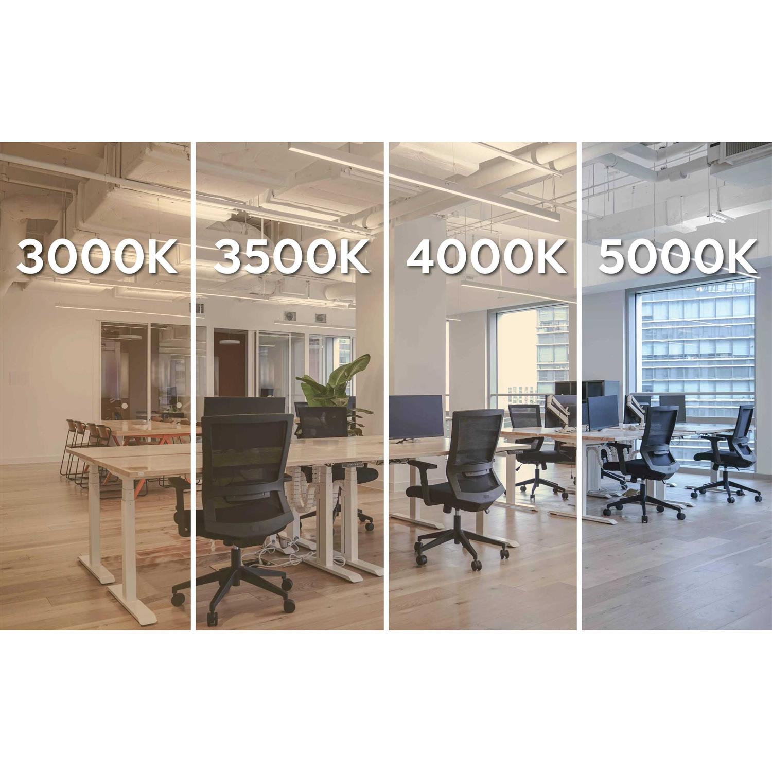 WareLight 8 Ft LED Linear Fixture G2 9600 Lumen Max 80W