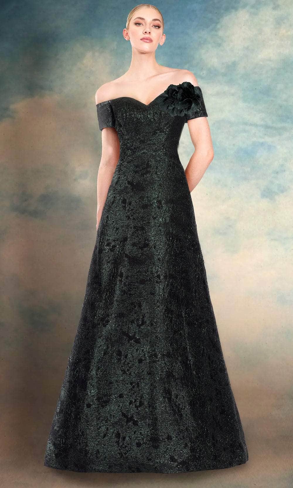 Sweetheart Off Shoulder A-Line Gown