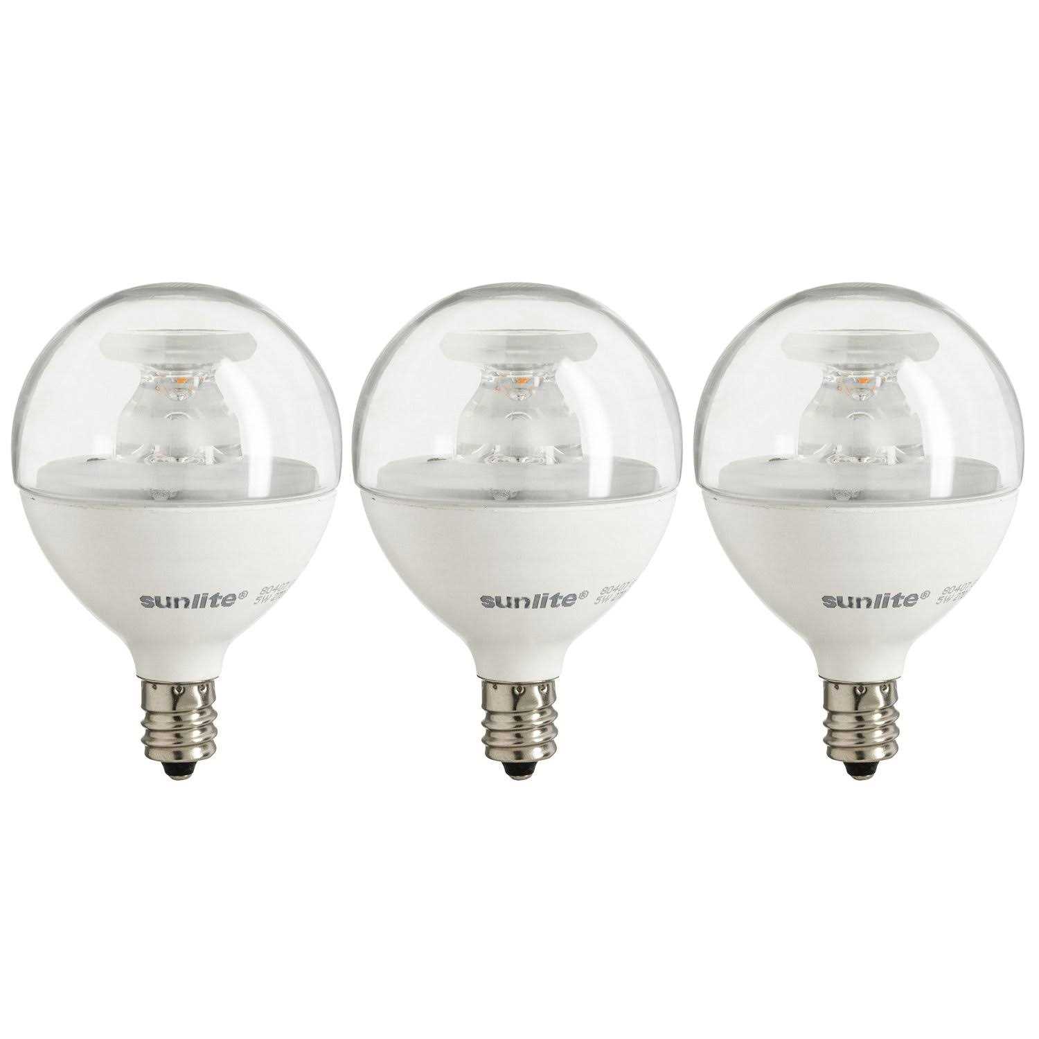 Sunlite LED G16.5 Globe Light Bulb