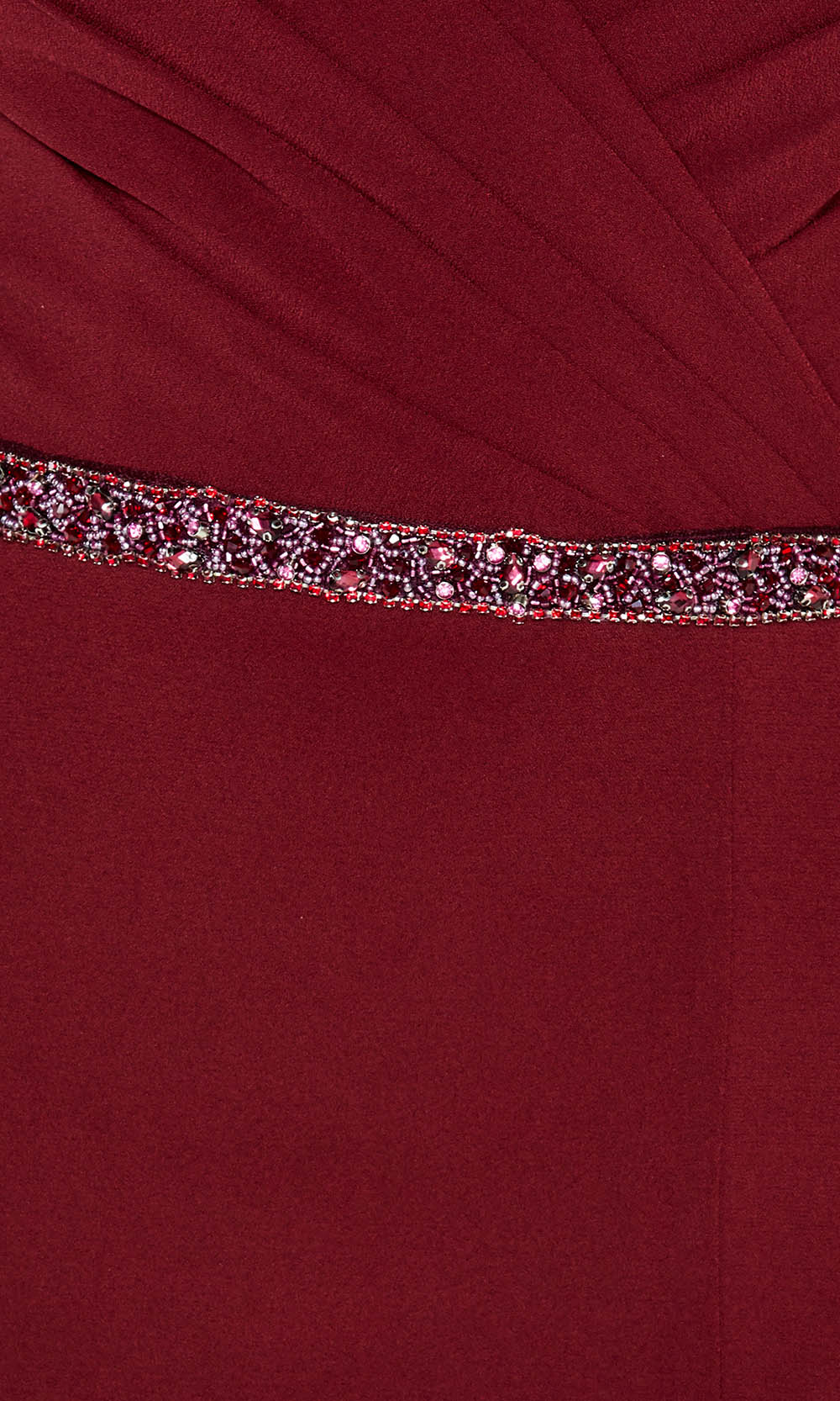 Embellished Surplice Bodice Formal Gown