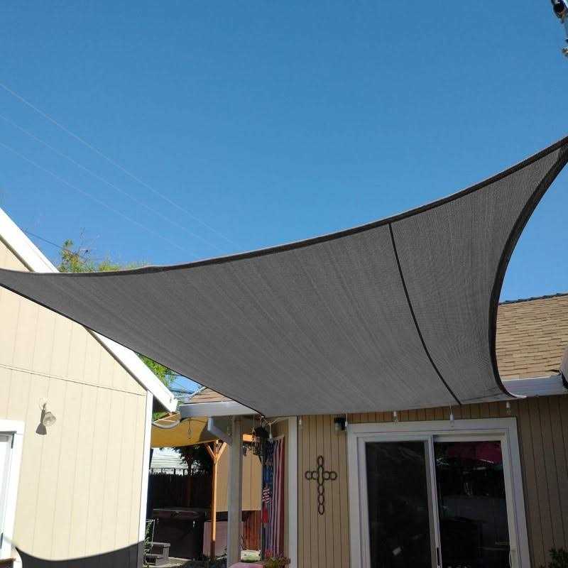 Amagenix Sun Shade Sails Canopy Rectangle Outdoor Shade Canopy