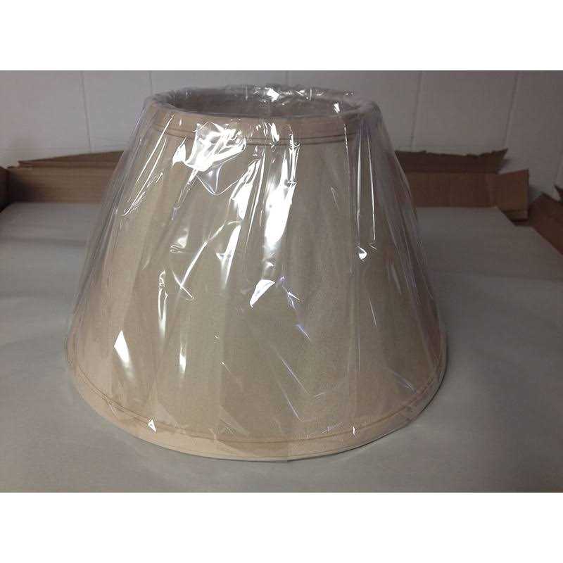 tabindeal Beige Linen 8 inch European Drum Lampshade with Uno Fitter