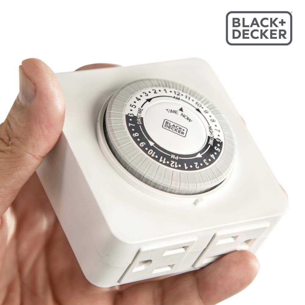 BLACK+DECKER Black + Decker Indoor 2 Grounded Outlets Timer BDXPA0021