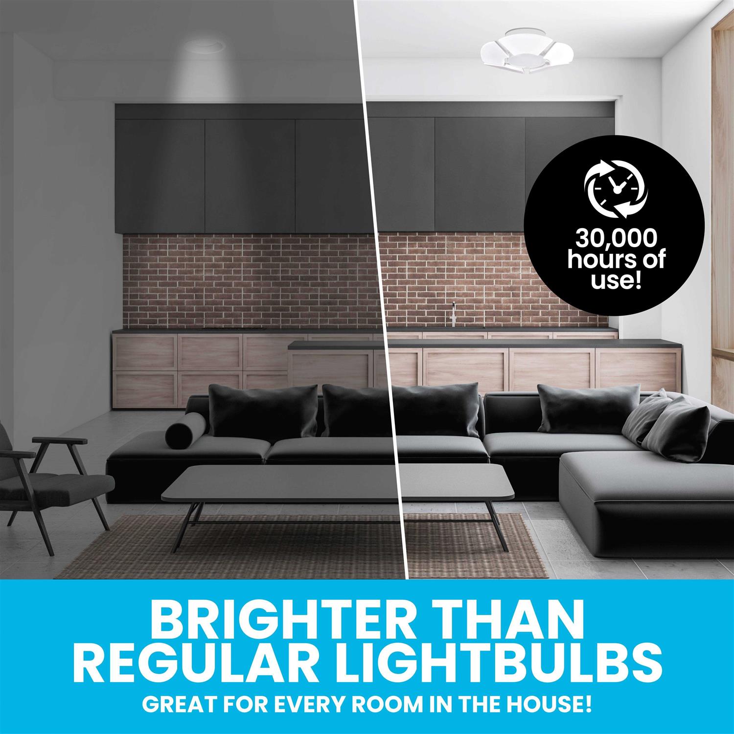 Bell+Howell Hex Bulb 6-Panel Light