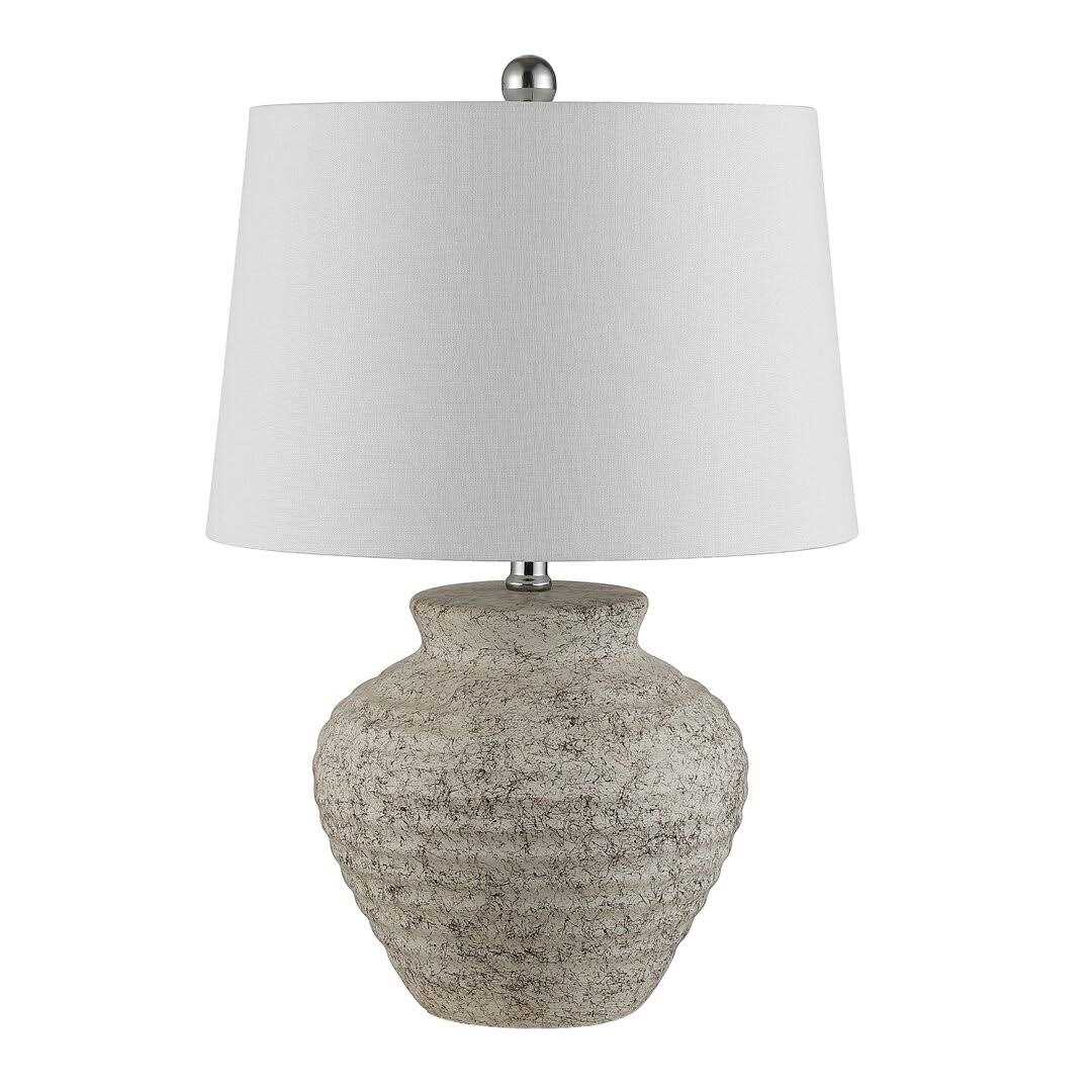 August Grove® Adstock 22.5 Light Gray Table Lamp
