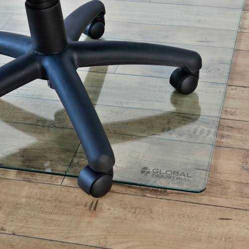 Global Industrial Interion Glass Chair Mat 695837