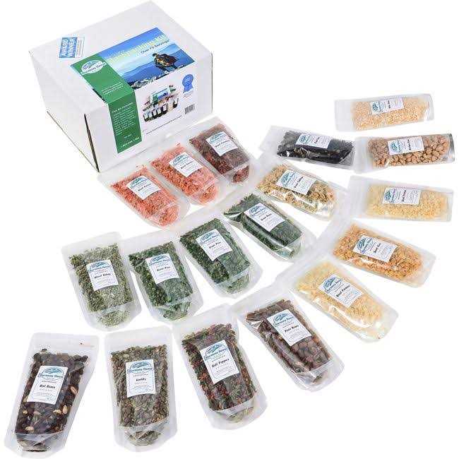 The Backpacking Kit 18Ct Premium Lightweight Meals in 1 Cup Resealable Pouches by Harmony House Foods