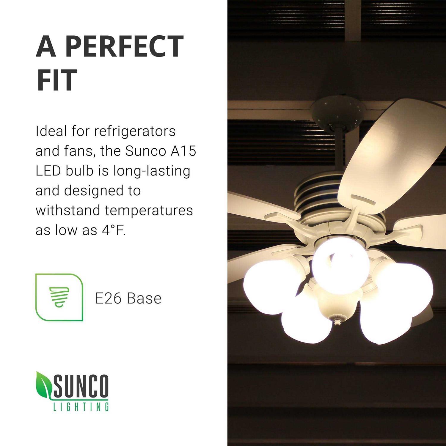 Sunco Lighting A15 LED Bulb