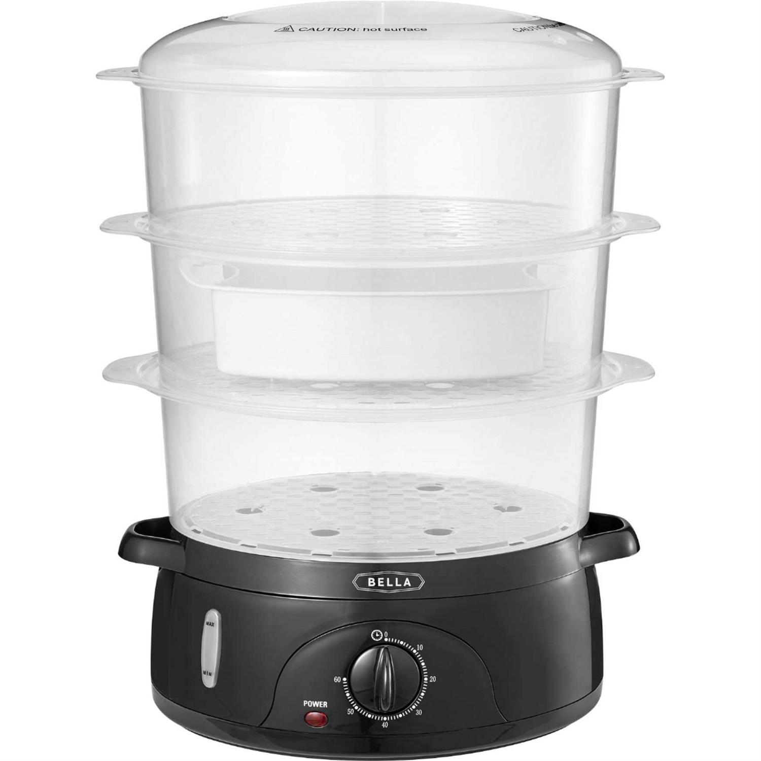 Bella 9.5-Qt. 3-Tier Food Steamer