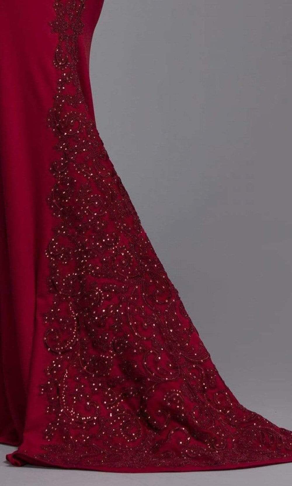 L2220 Cap Sleeves, Sweetheart Evening Dress