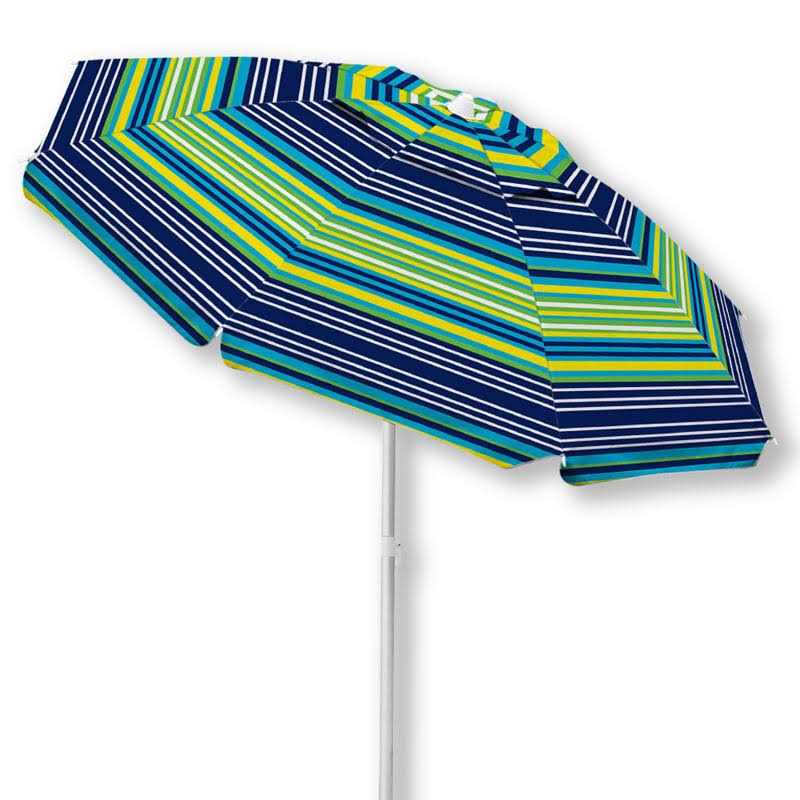 Caribbean Joe 6.5 ft Beach Umbrella with UV