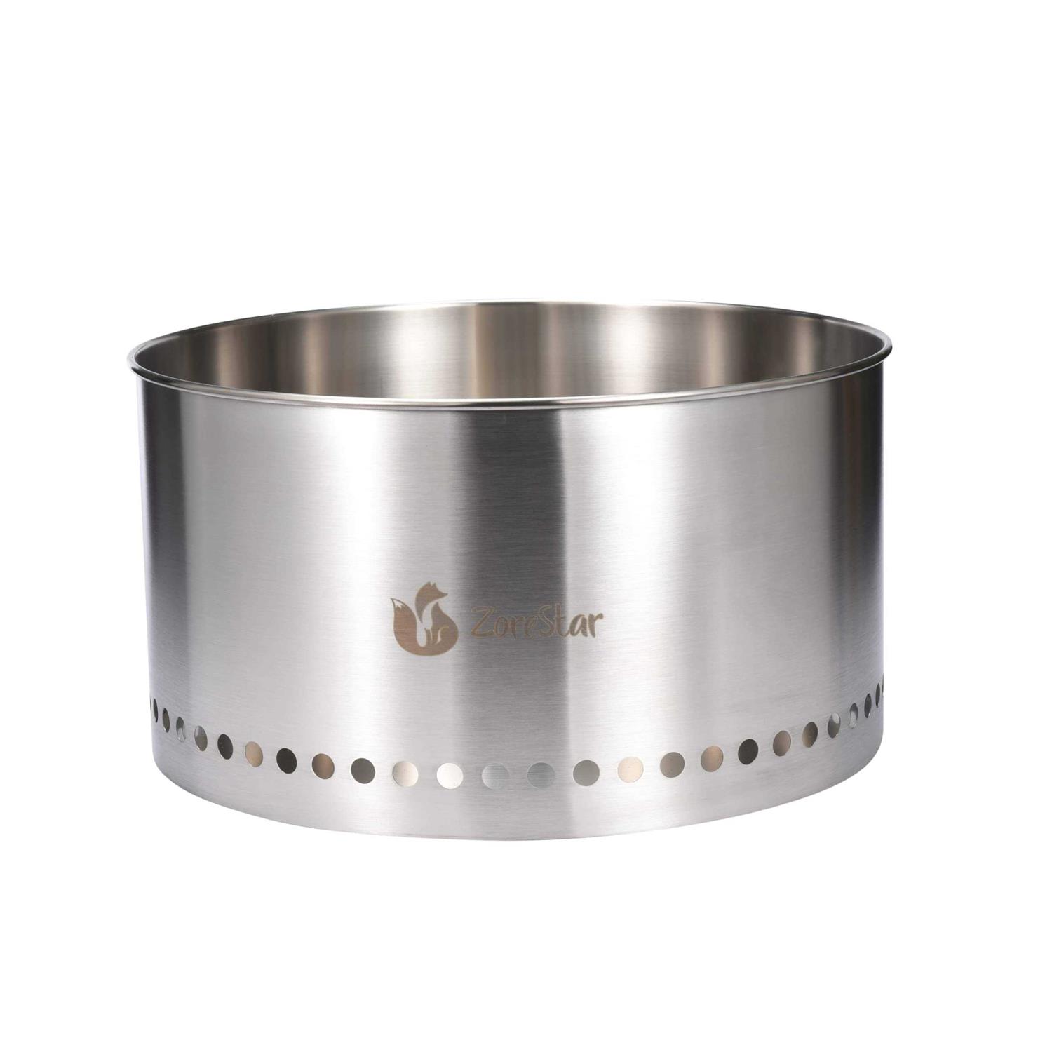 Portable Smokeless Fire Pit for Outdoors Bonfire Pit with Stainless Steel Insert