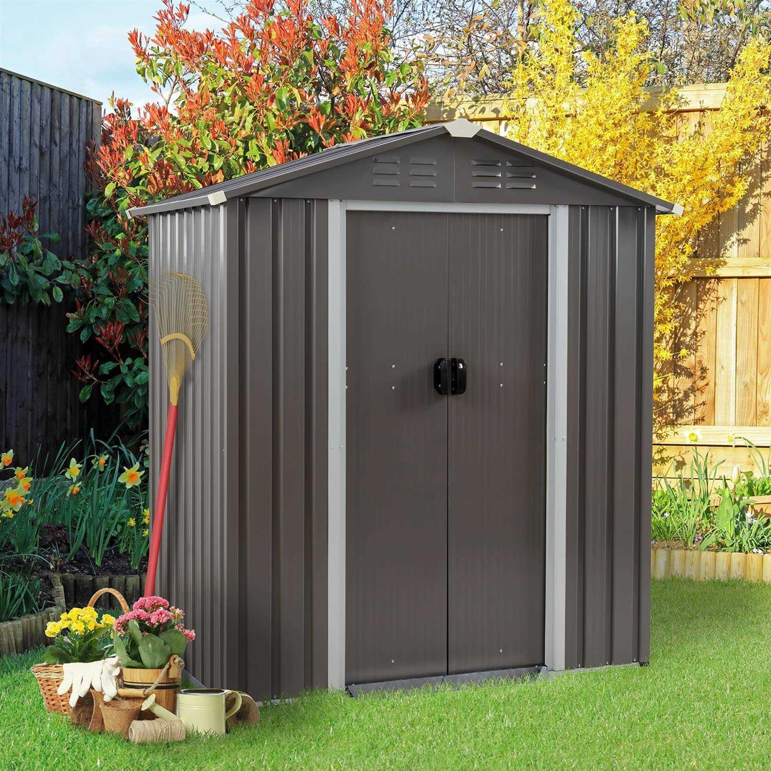 Vongrasig 5x3x6 FT Outdoor Storage Shed