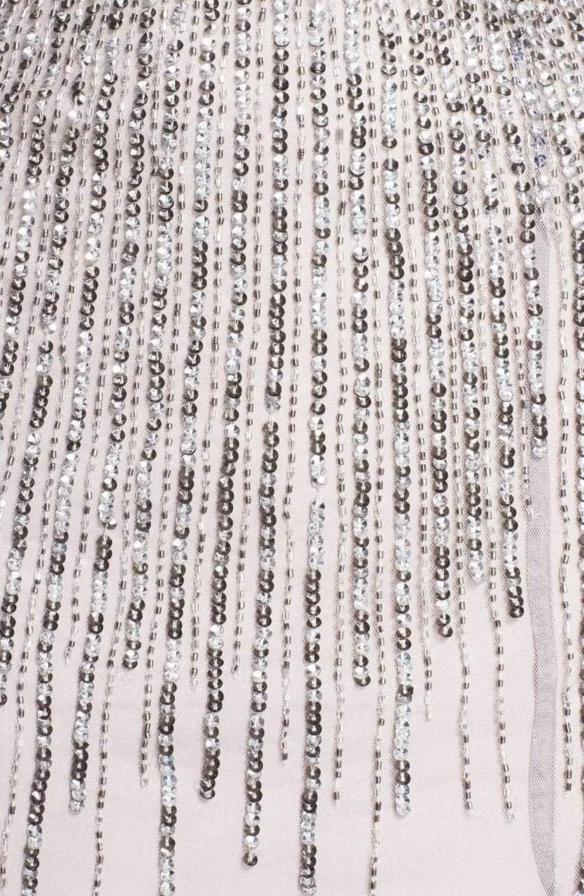 91896950 Embellished Illusion Jewel Sheath Gown