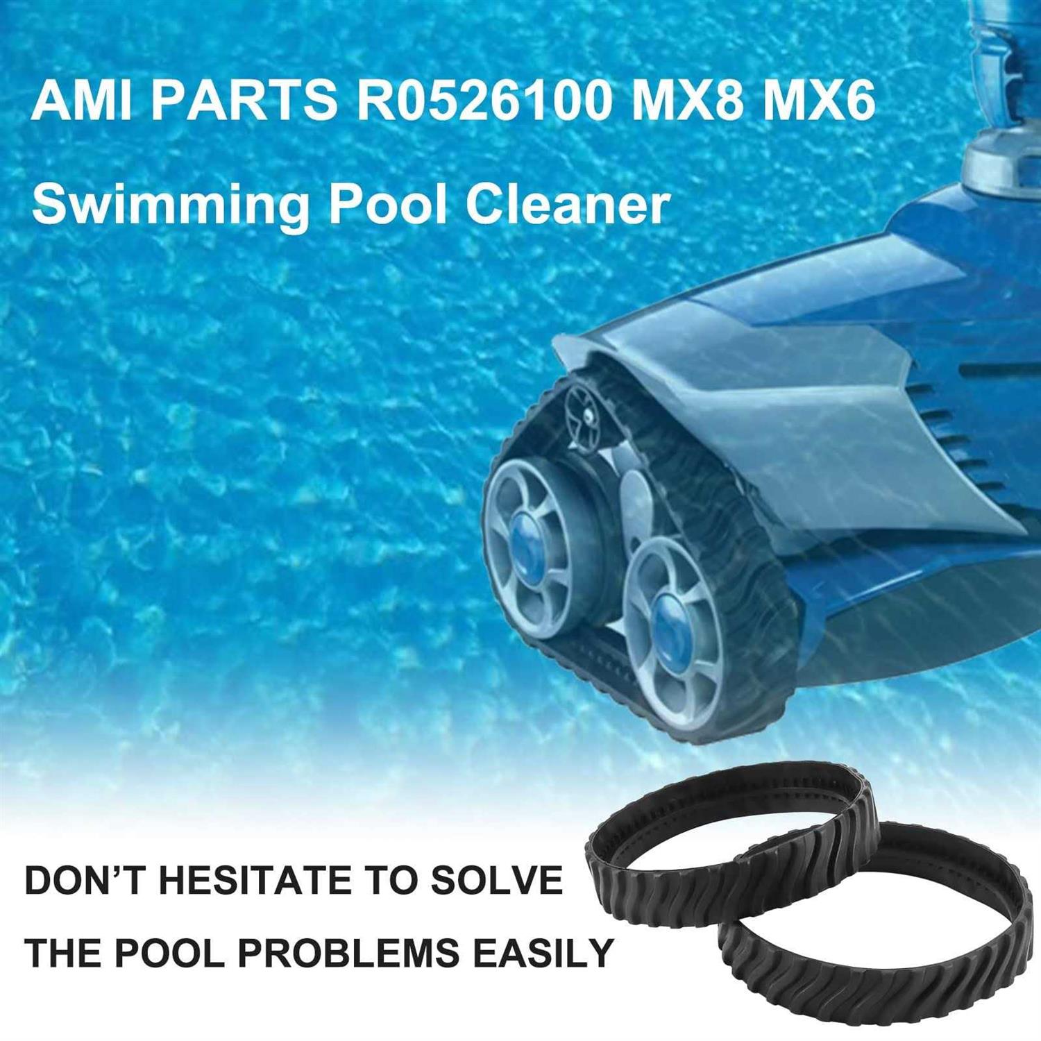 AMI PARTS R0526100 MX8 MX6 Swimming Pool Cleaner Replacement Tire Track Wheel Fits for Baracuda Pool Cleaners