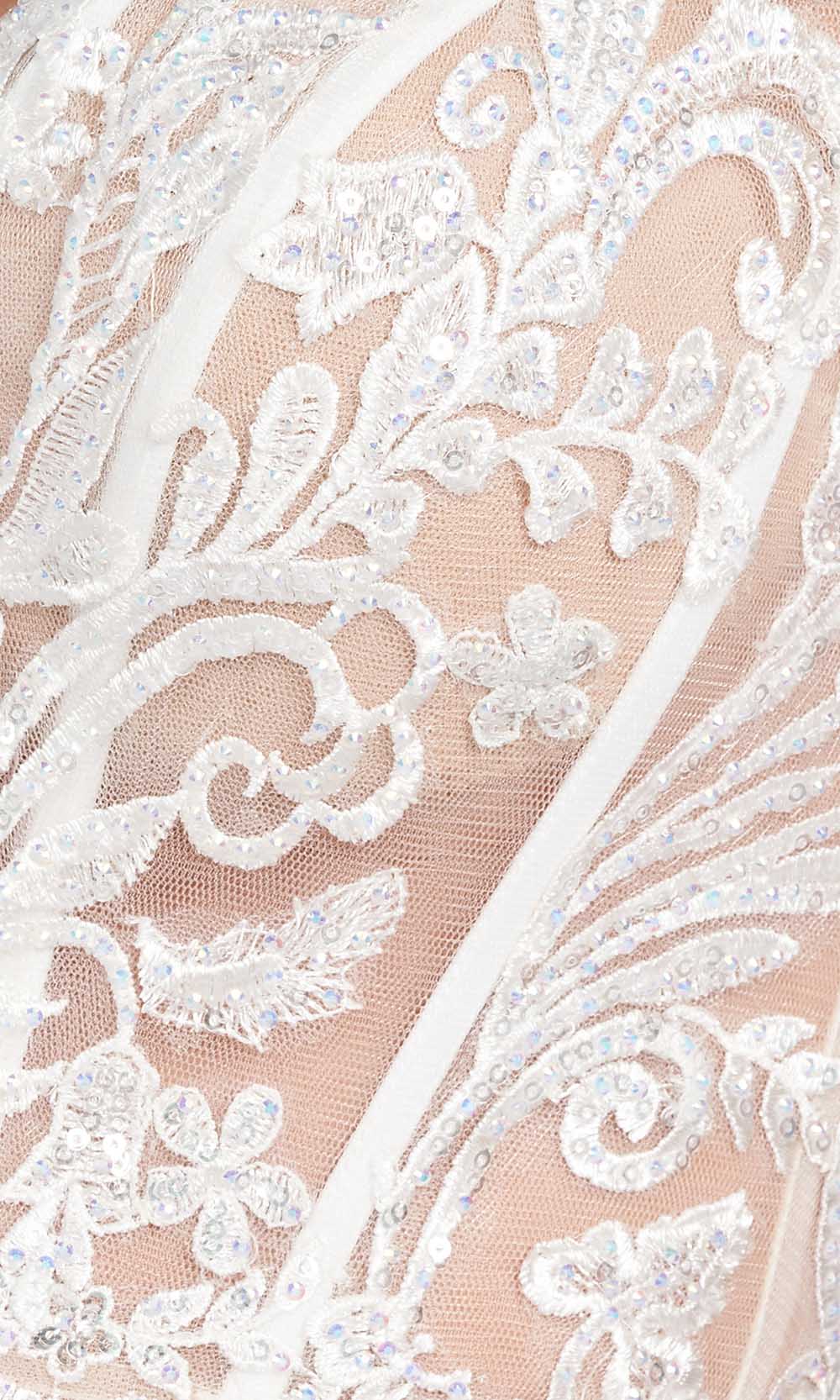 V-Neck Two Piece Prom Dress