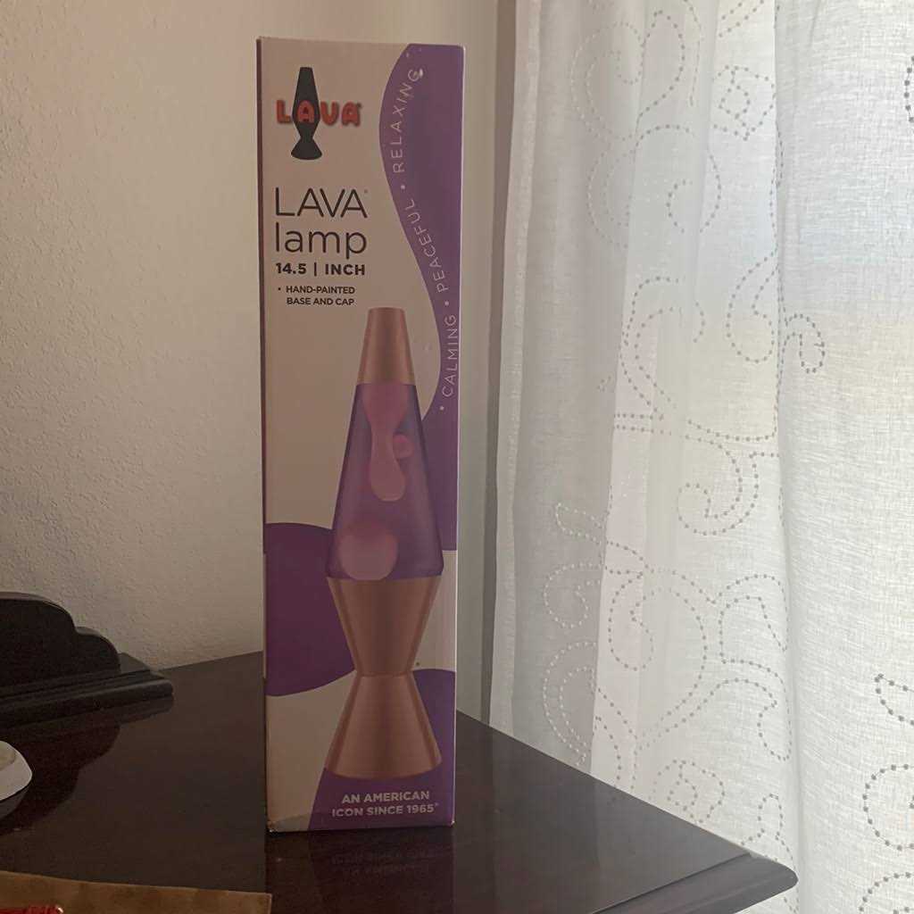 14.5 Lava Lamp Rose Gold