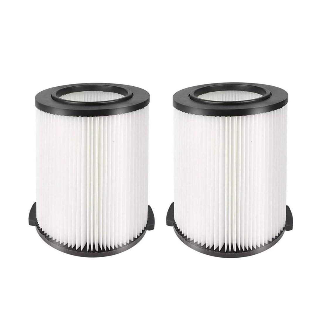 2 Pack VF4000 Replacement Filter for Ridgid Shop Vac 5-20 Gallon & 6-9 Gal Husky Wet/Dry Vacuum Cartridge Filters