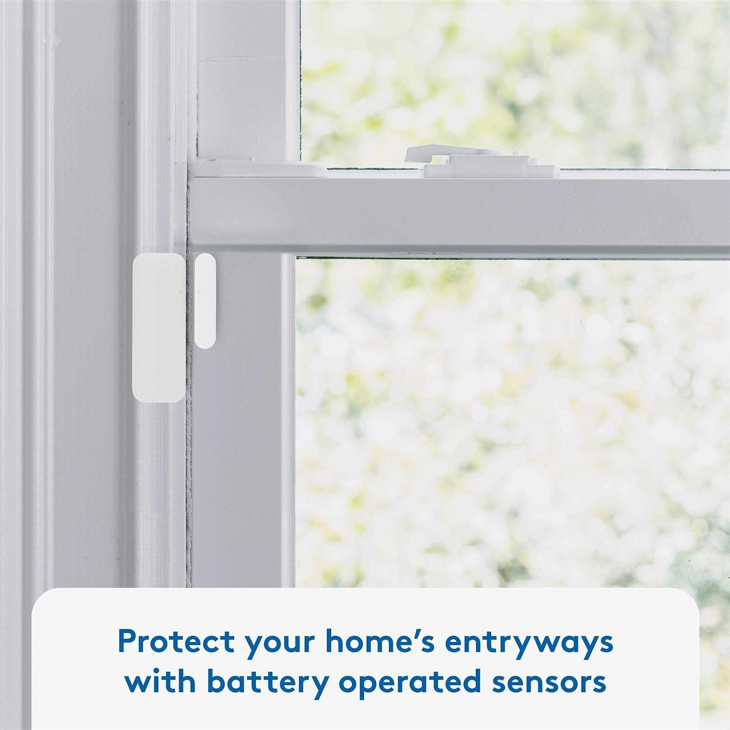 ADT Self Setup Door and Window Sensor Wireless with A Customizable Open Chime