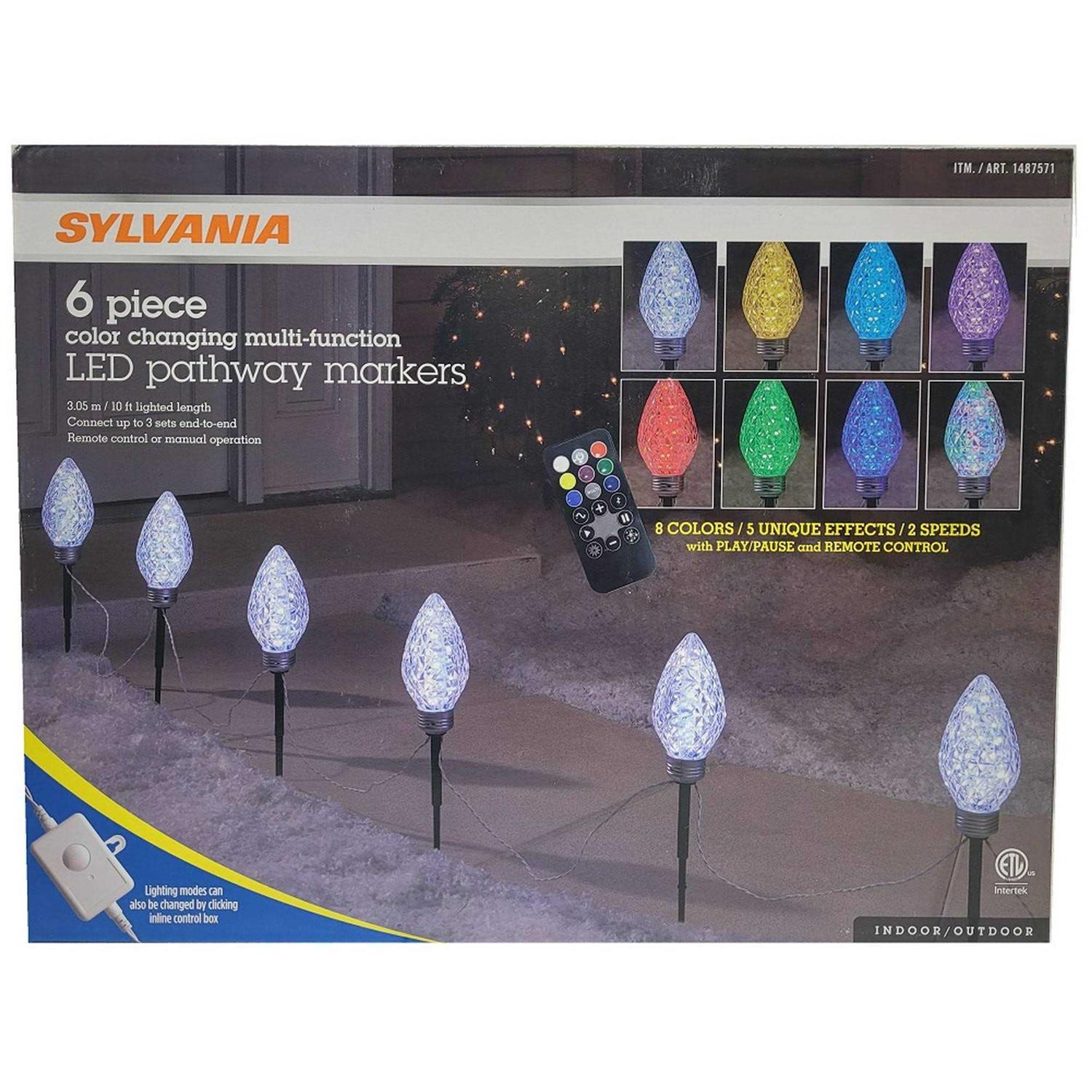 Sylvania RGB Bulb Pathway Lights