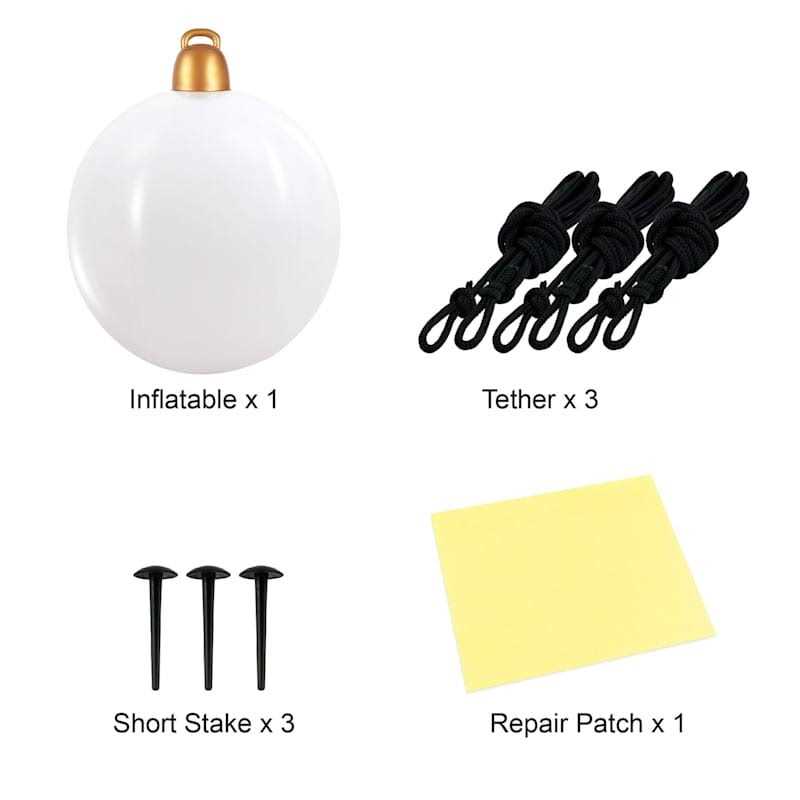 At Home 5 x 10 x 5 Pre-Lit Blow-Up Ornament