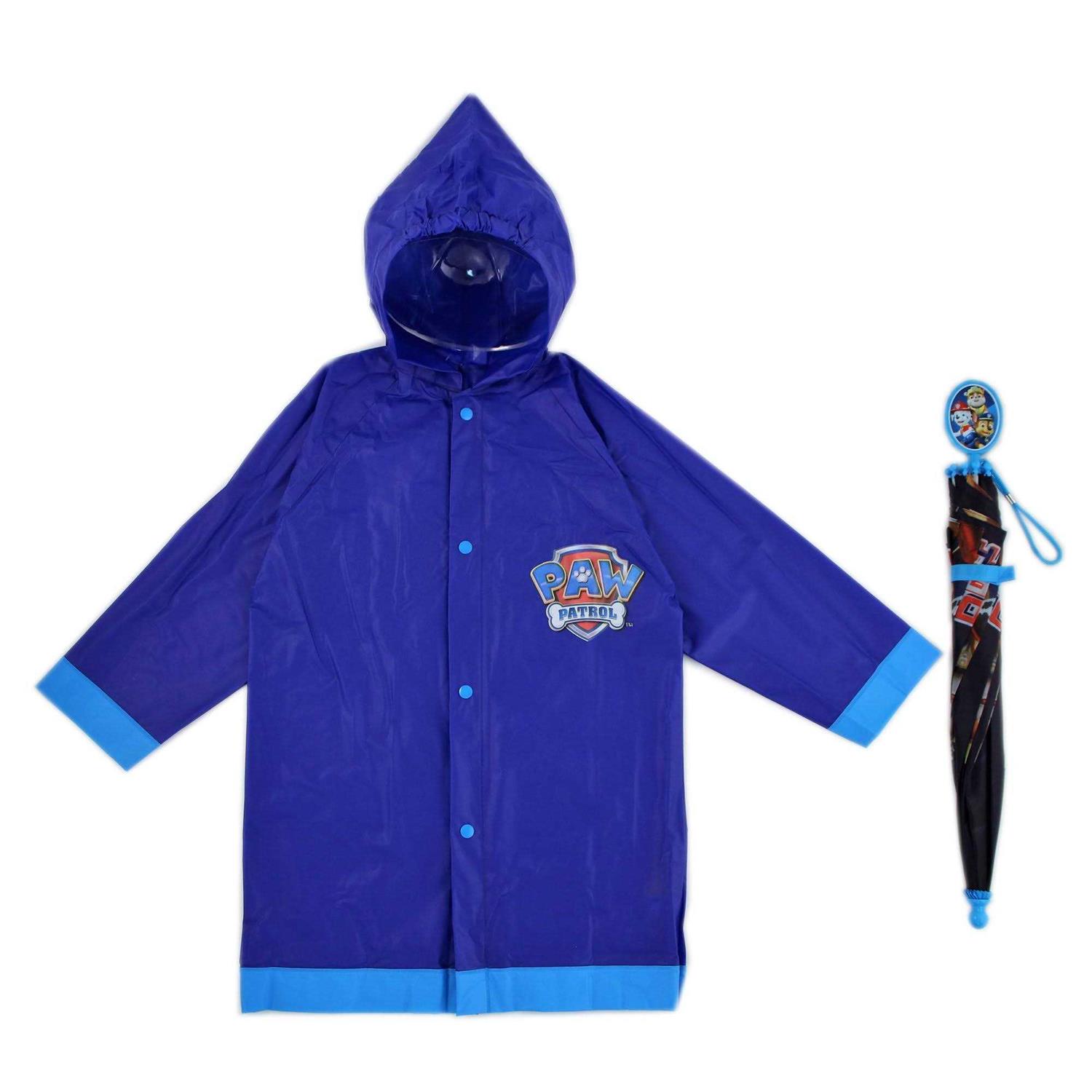 Nickelodeon Paw Patrol Raincoat and Umbrella Set Kids