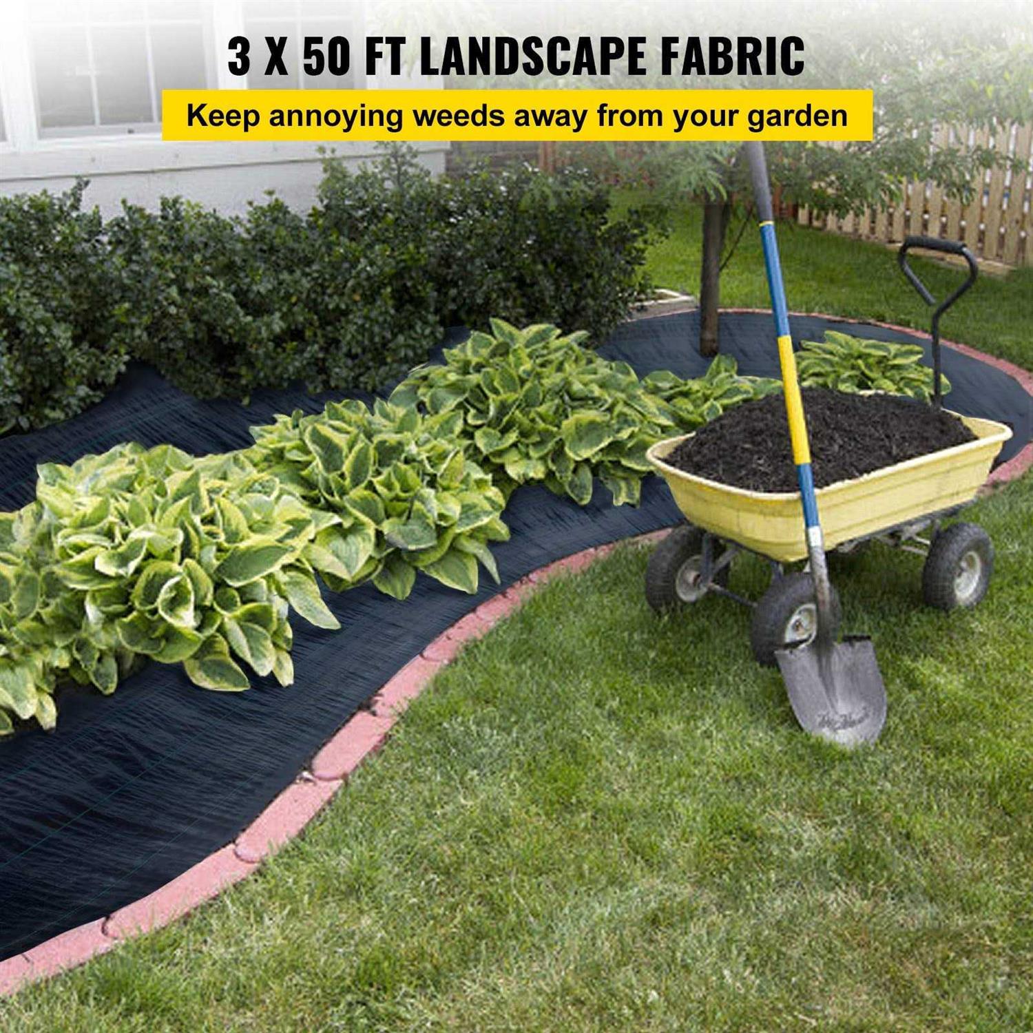 VEVOR Weed Barrier Landscape Fabric Woven