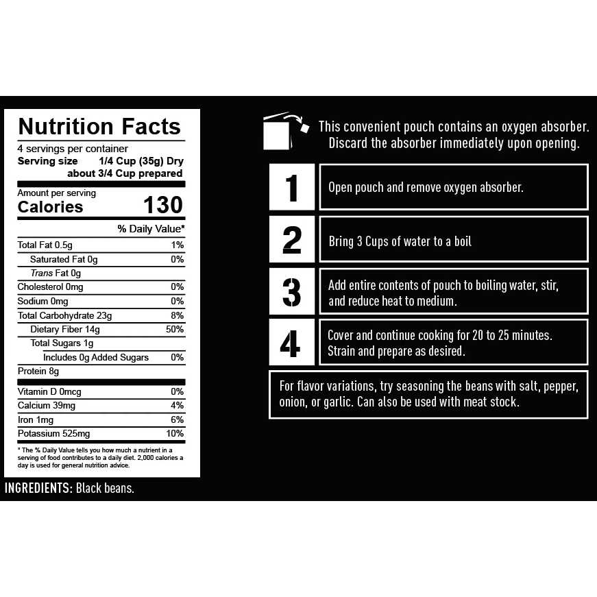 Ready Hour Food Beans Trio & Rice Kit