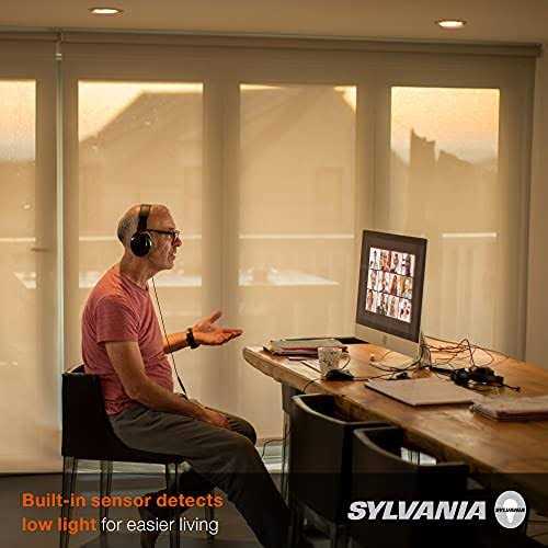 Sylvania Dusk to Dawn PAR38 LED Light Bulb with Auto On/Off Light Sensor