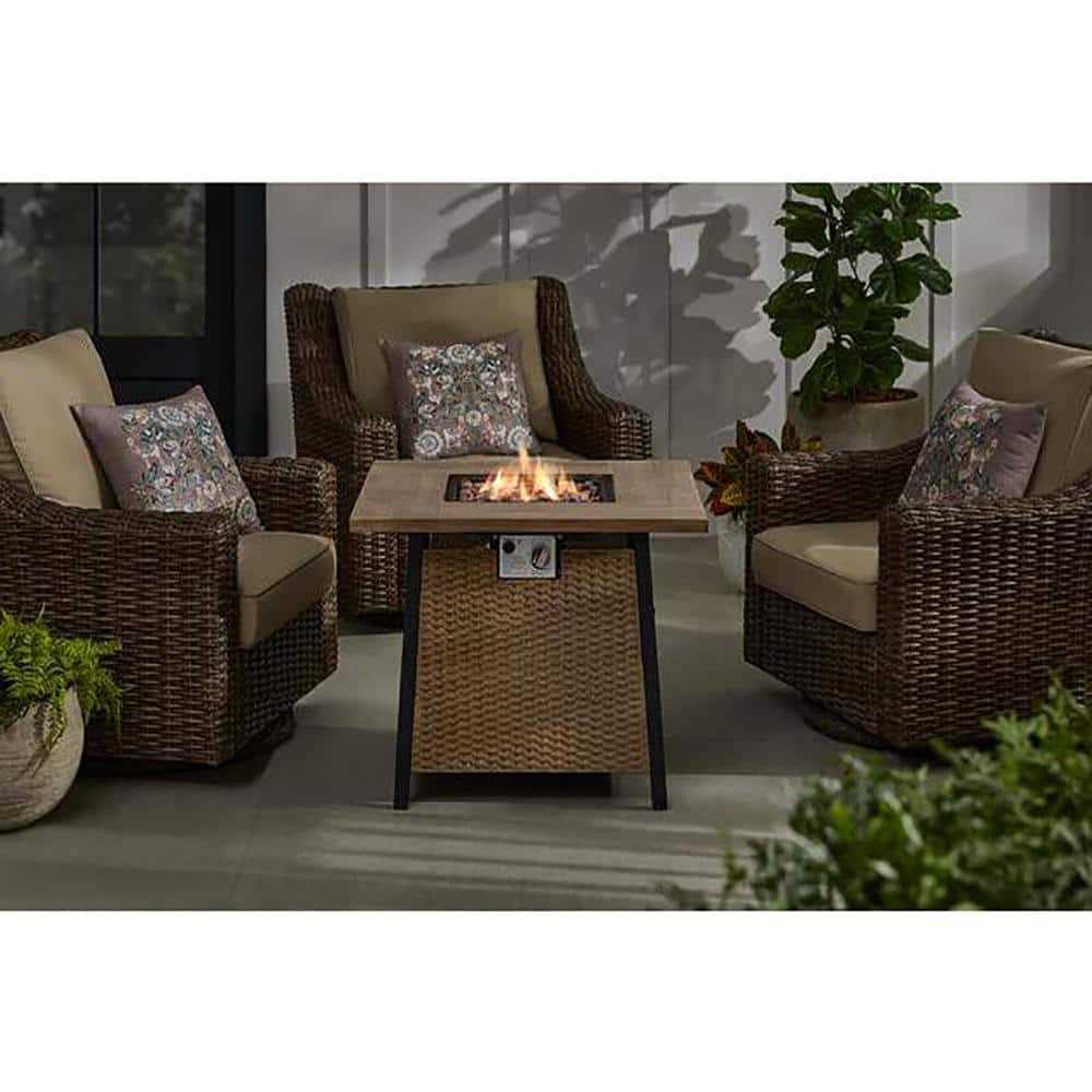 Home Decorators Collection Tucson 30 in. x 25.5 in. Square Steel