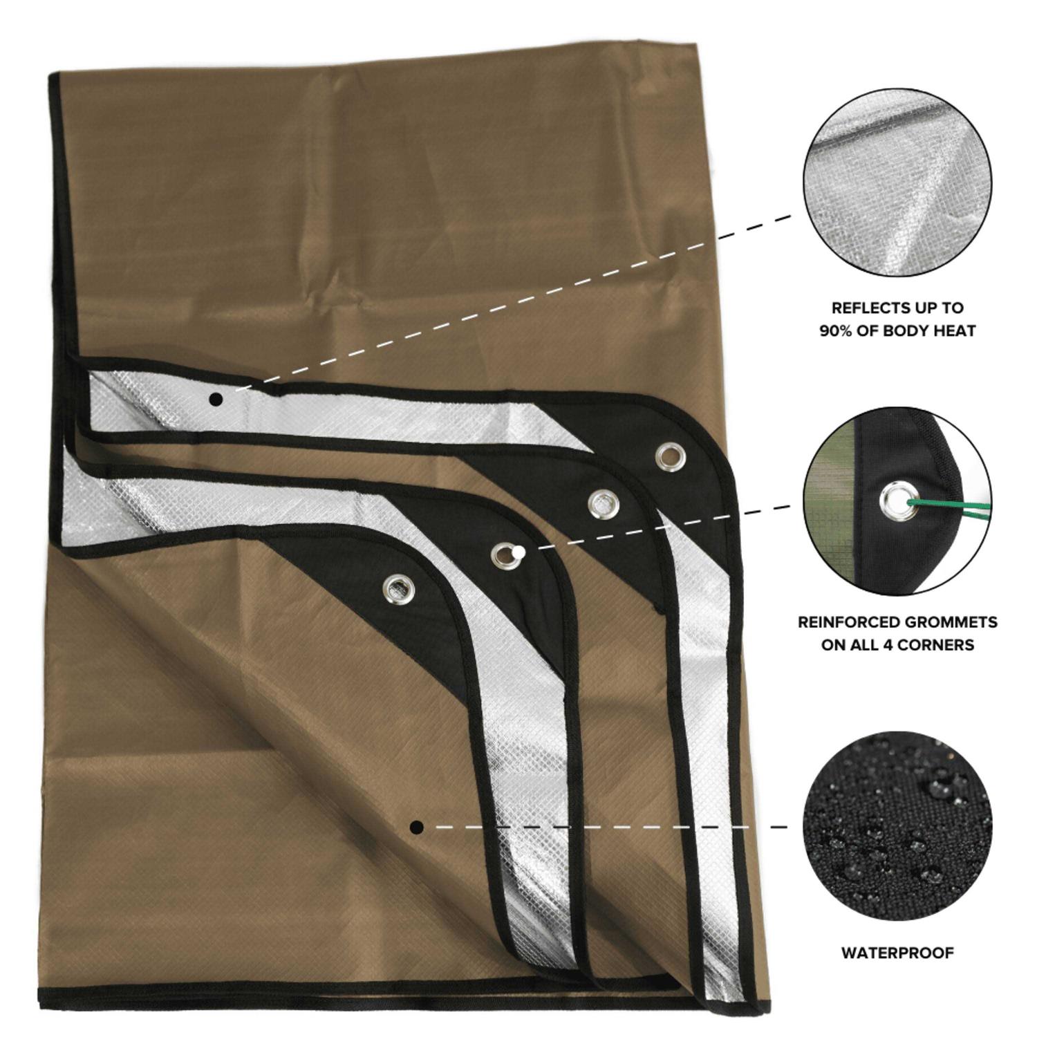 Arcturus All Weather Outdoor Survival Blanket 60 x 82