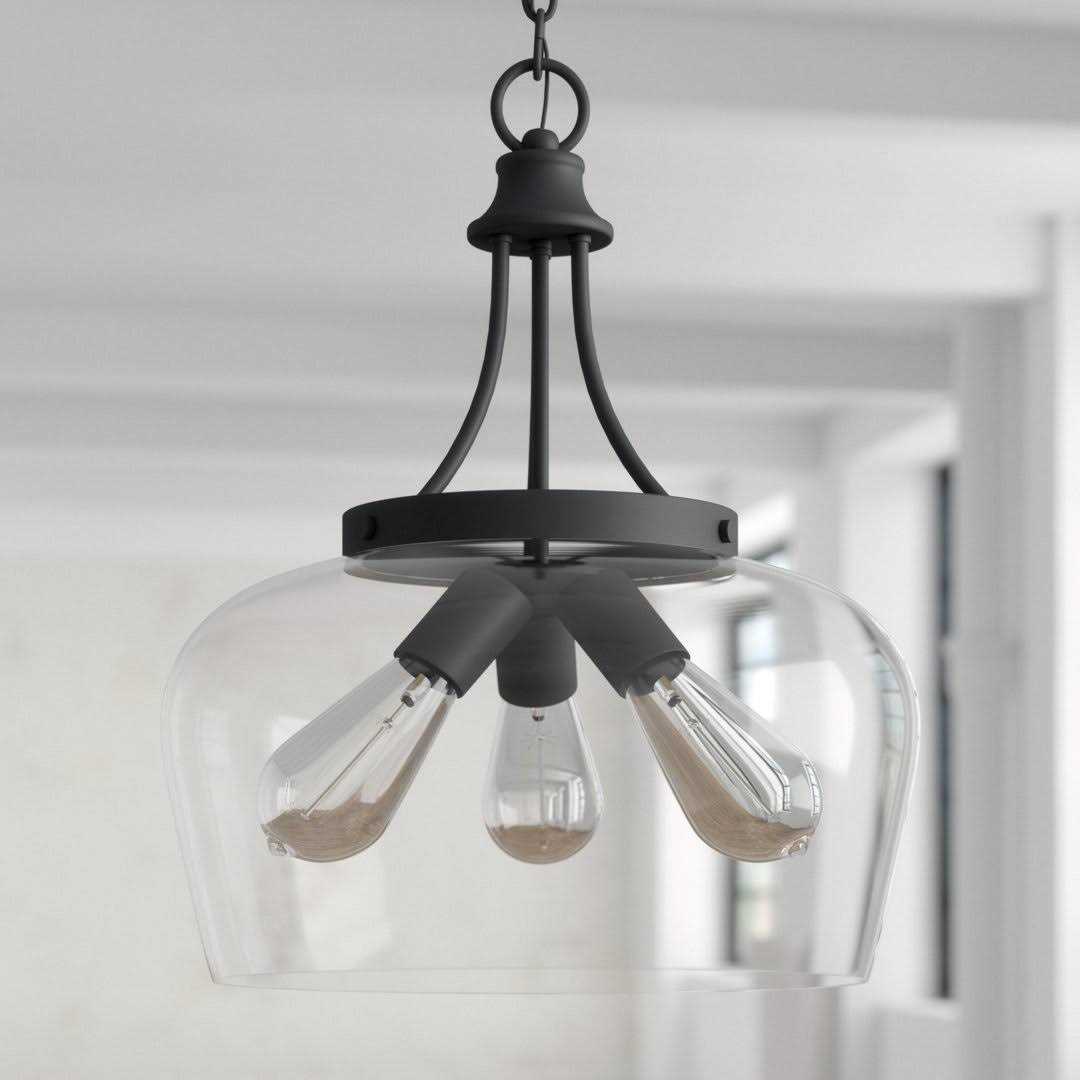 Birch Lane™ Breena 3 Light Unique Dome Pendant Finish