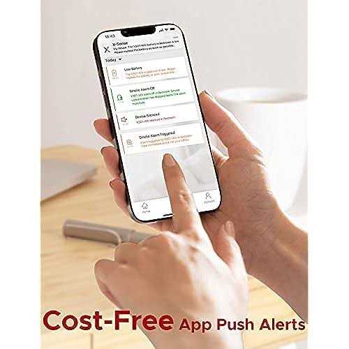 X-Sense Smart Smoke Detector Fire Alarm with Replaceable Battery