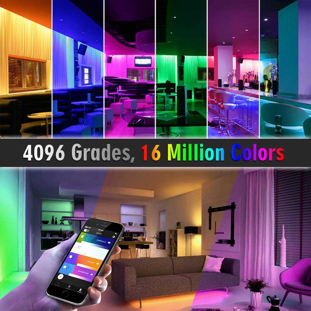SuperlightingLED brightest rgb+cct flexible led strip lights 270leds/meter 5050 rgb + 2835 warm white daylight white double row super bright r