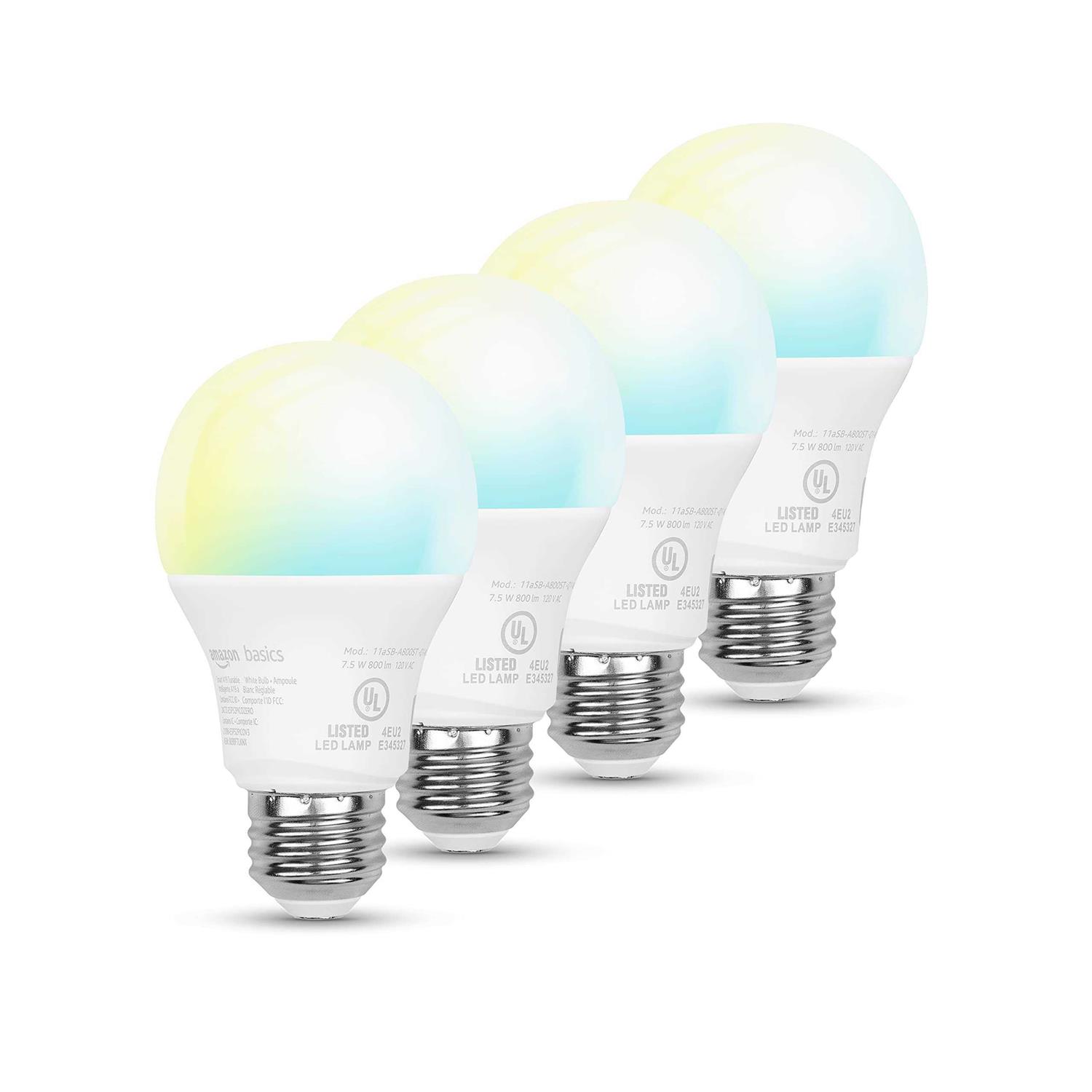 Amazon Basics Smart A19 LED Light Bulb