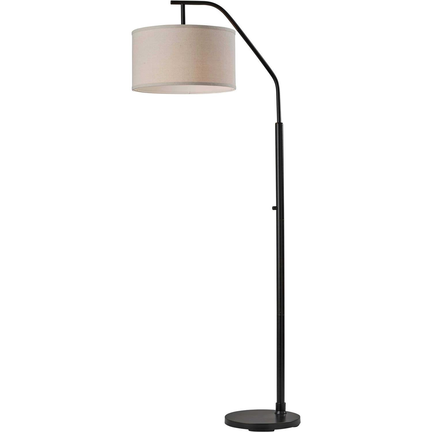 Adesso Max Black Floor Lamp