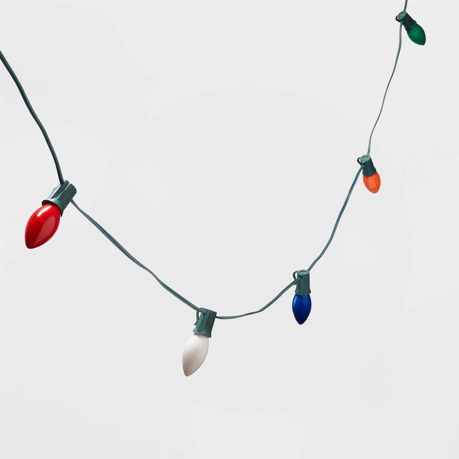 Wondershop 20ct Incandescent C9 Christmas String Lights Green Wire