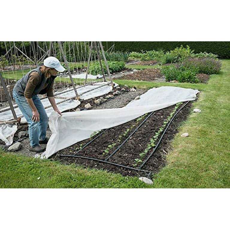 25′ / 50′ / 100′ Agribon Ag-19 Floating Row Crop Cover / Frost Blanket / Garden Fabric Plant Cover