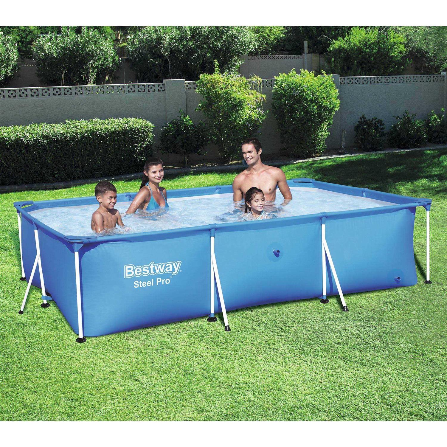Bestway Steel Pro Rectangular Frame Above Ground Swimming Pool