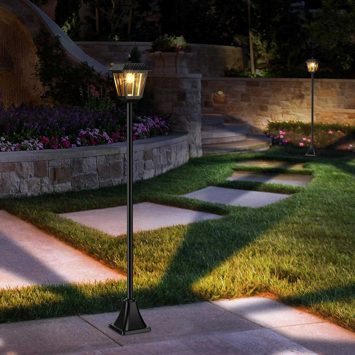 Westinghouse Solar Powered LED Post Lamp Set SR91PL02A08