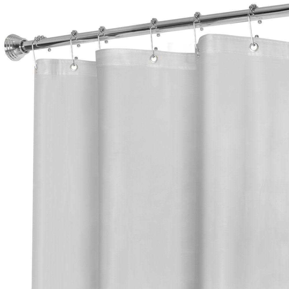 Zenna Home Super Heavyweight Vinyl Shower Curtain Liner