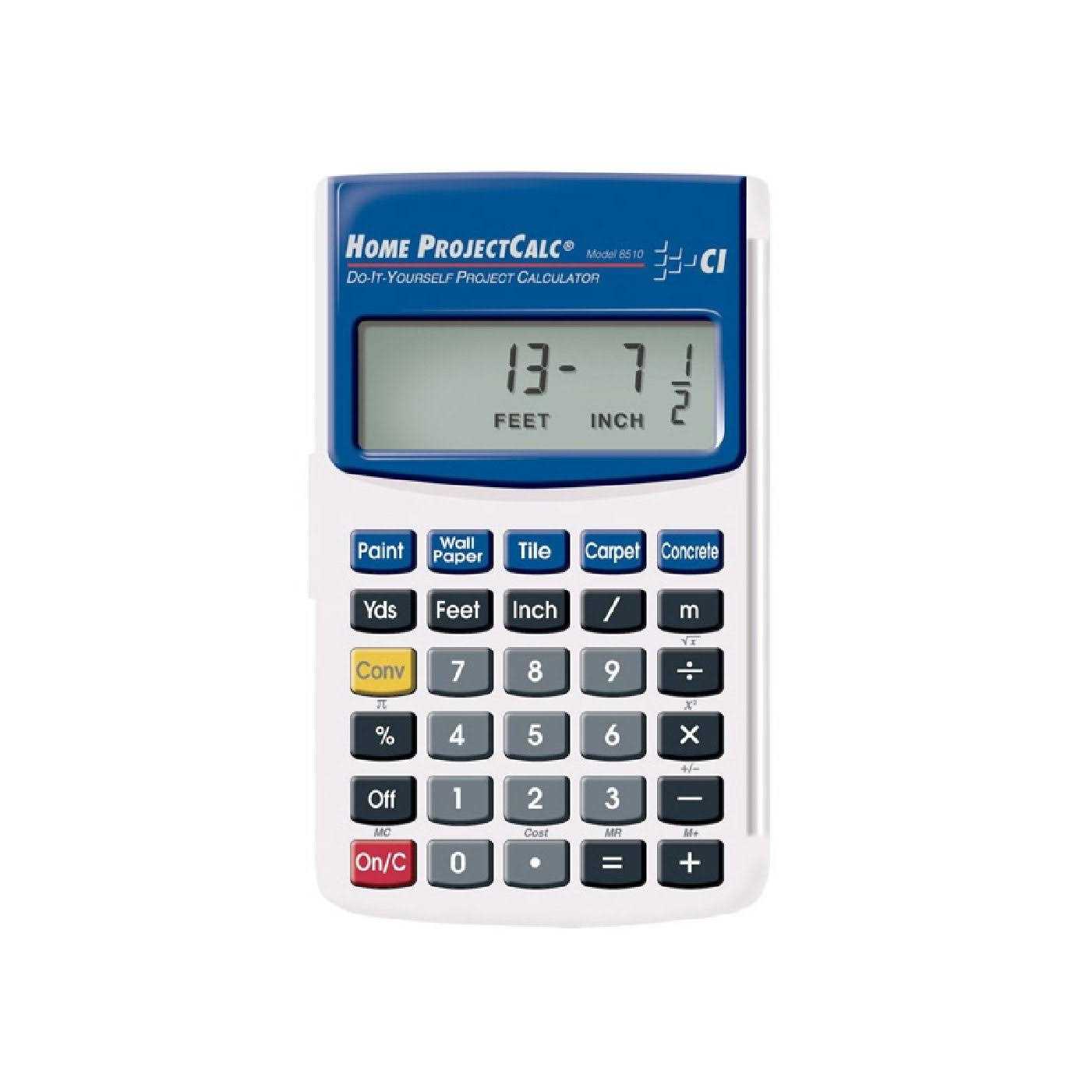 Calculated Industries 8510 Calculator Home Project