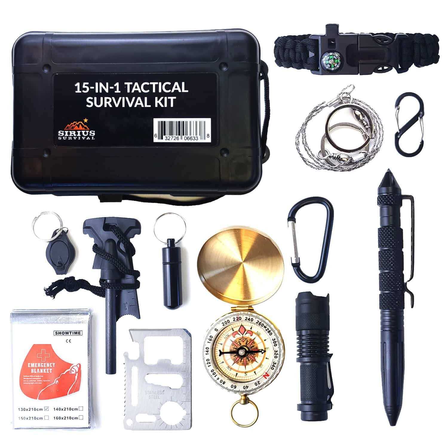 Person Emergency Kit / Survival Backpack for 72 Hours