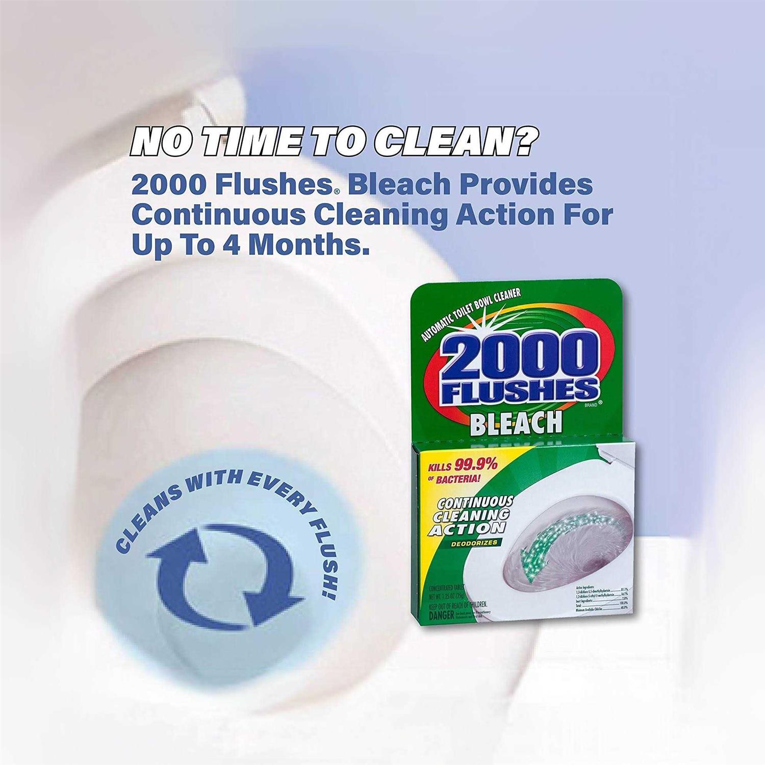 2000 Flushes Automatic Toilet Bowl Cleaner