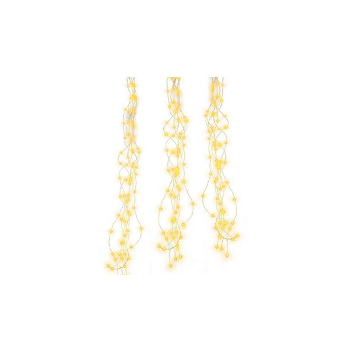 Warm White 120-LED Waterfall Indoor/Outdoor Fairy Lights