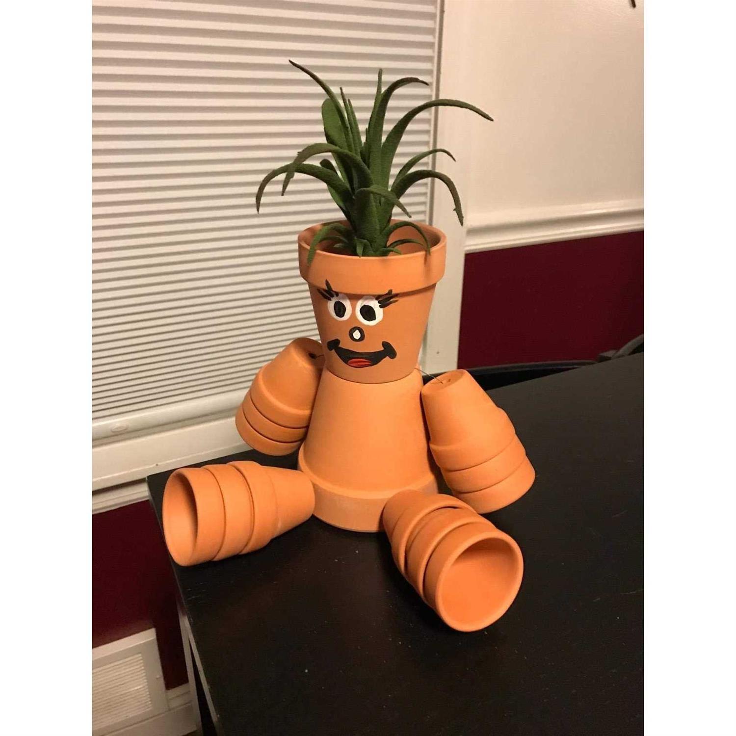 BESTTOYHOME 48 Pcs Small Mini Clay Pots 2&” Terracotta Pot Clay Ceramic Pottery Planter Cactus Flower Pots Succulent Nursery