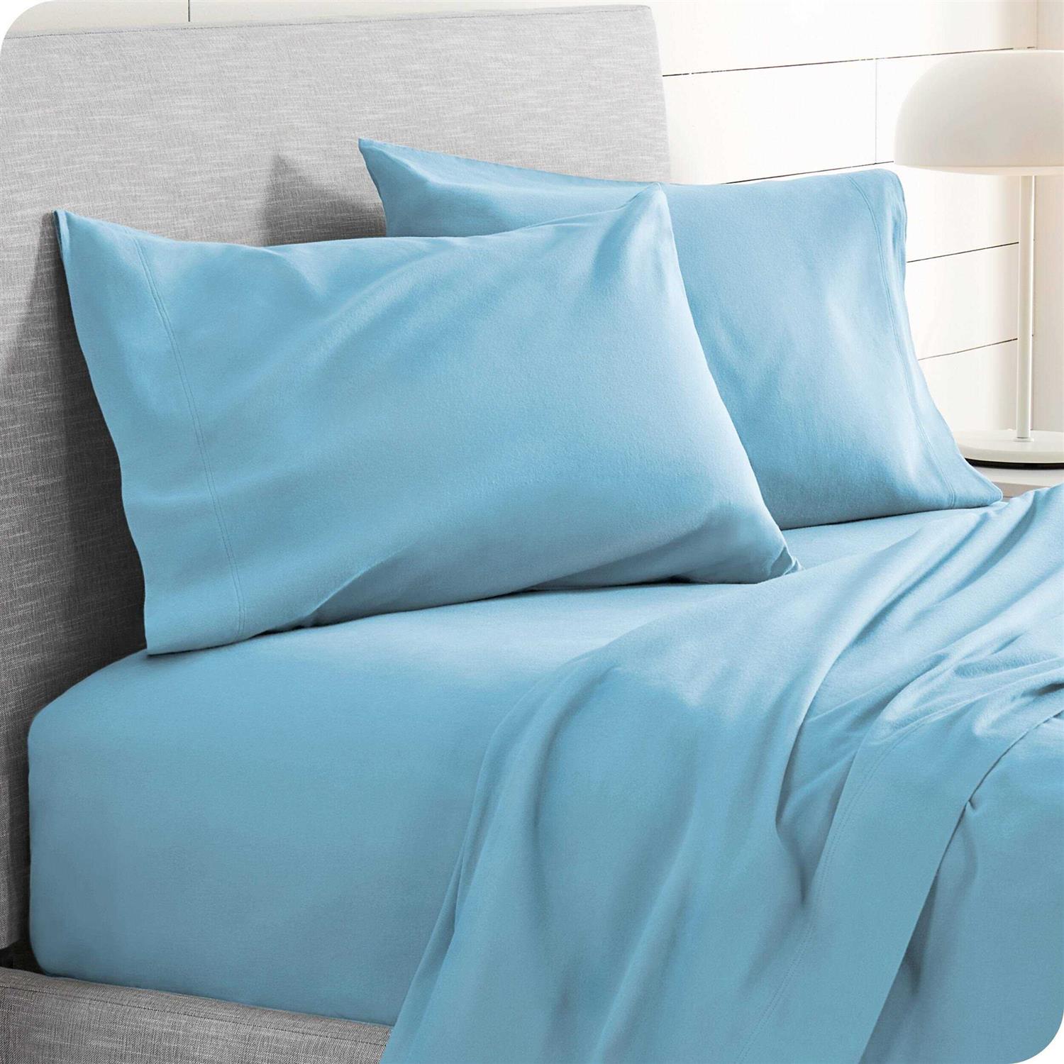 Bare Home Flannel Pillowcase Set 100% Cotton