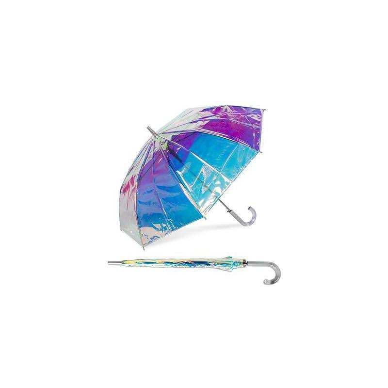 ShedRain Iridescent Stick Bubble Umbrella